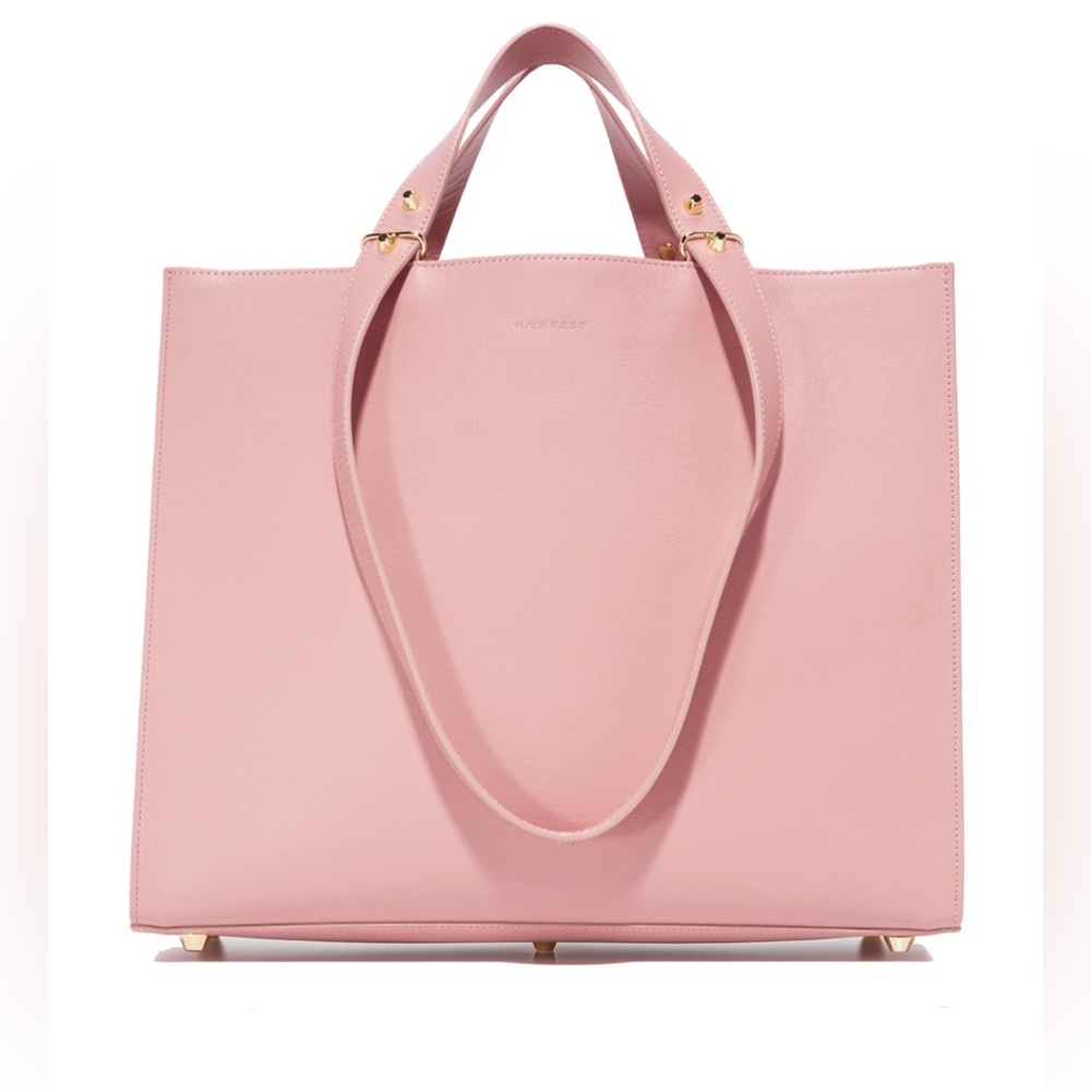 Haerfest “Eva” Tote handbag, color Blush pink